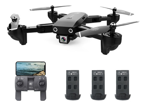 Csj Drone Gps Con Cámara 1080p Wifi Live Video 3 Batería