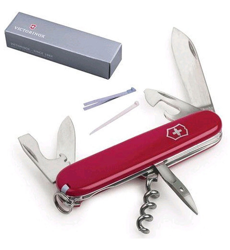 Cortaplumas Victorinox Spartan Rojo 12 Usos Modelo 1.3603 Rojo