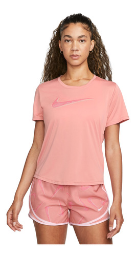 Polera Nike Dri-fit Swoosh Mujer Rosado