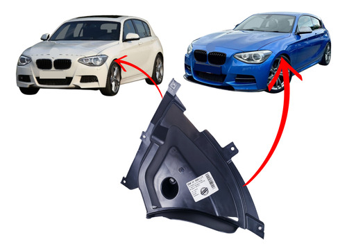 Parabarro Dianteiro Bmw 125i Msport 2012 2013 2014 Esquerdo