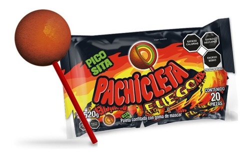 Dulce Pachicleta Fuego 520g 20 u