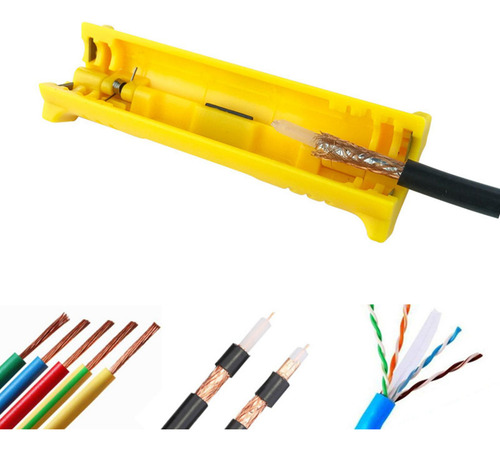 Pelador De 6 Cables Coaxiales Para Cables De Red