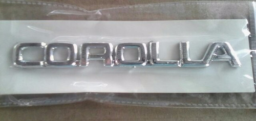 Emblema Letras Cromadas Corolla Araya Avila Toyota