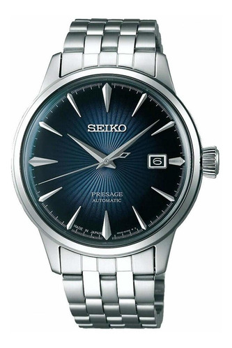 Seiko Presage Tiempo De Coctel Azul Automatico De Graduaci