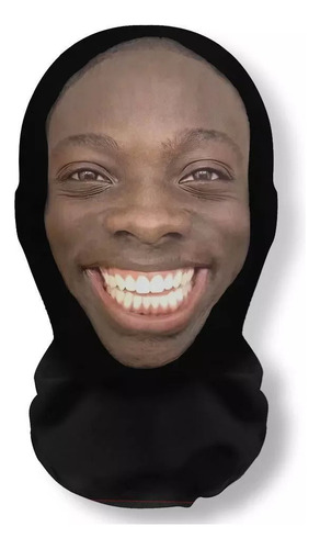 Capucha De Rostro Humano Con Máscara Divertida Elástica ,
