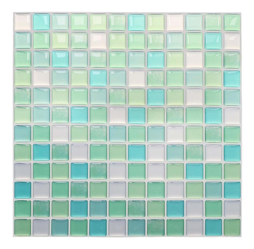Adhesivo Para Azulejos De Mosaico 3d, Papel Pintado Ext...