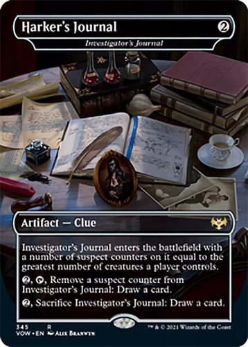 Magic Investigator's Journal (harker's Journal) (borderless)