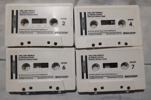 Audiolibro Jurassic Park The Lost World Cassettes Ingles (Usado)