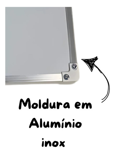 Quadro Branco Magnético 70x50 + Caneta/apagador + Imã