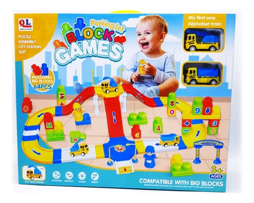 Juguete Pista Carros Autos Niños Carretera Camiones Armable