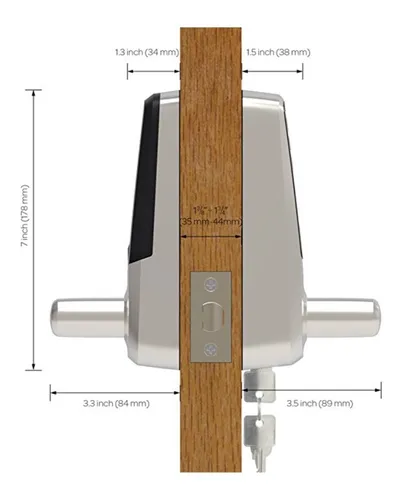 Cerradura Inteligente Con Pantalla Táctil Ultraloq Ul3 Bt