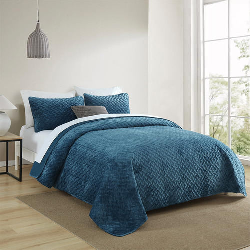Juego De Cama De Terciopelo Elegante Y Suave Para Todas Las