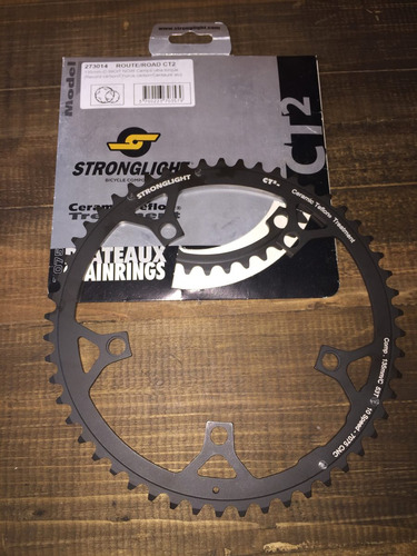 Set De Platos Stronglight Crankset Campagnolo 135bcd 53-39