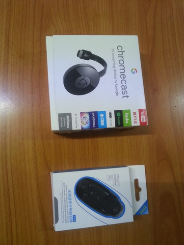 Chromecast Versión 2 + Control Bluetooth Mini
