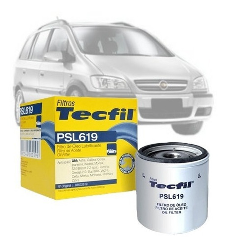Filtro Oleo Psl619 Zafira 1999 2000 2001 Tecfil