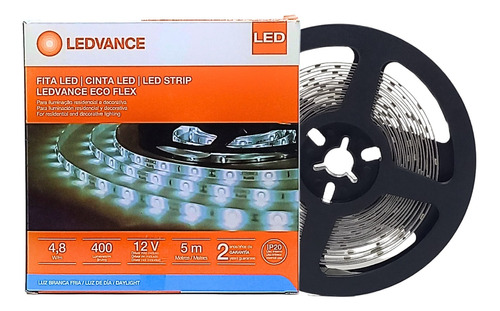 Fita Led Ledvance 4,8w 12v Ip20 5mts - Preço Baixo