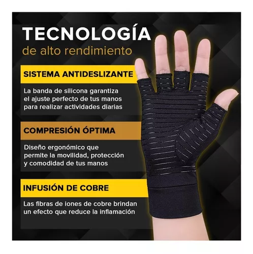 Guantes Cobre Para La Artritis Y Compresión Túnel Carpiano