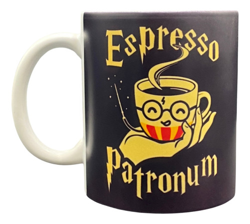 1 Taza Blanca Espresso Patronum Hp Personalizado