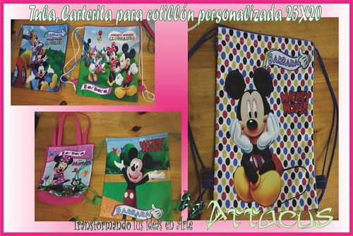 Cotillones Tula Carterita 25x20 Lol Minnie