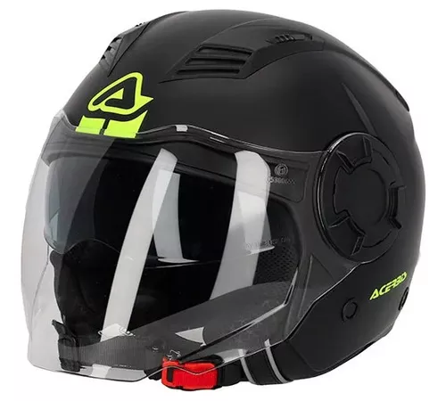 Casco motocross niño Acerbis Steel negro