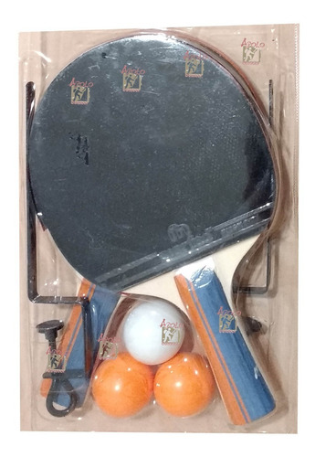 Paletas Ping Pong Marfed X2 + Red + Soporte + 3 Pelotitas