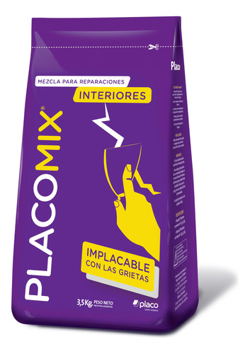 Placomix Mezcla Para Reparaciones Yeso Interior 3.5kg