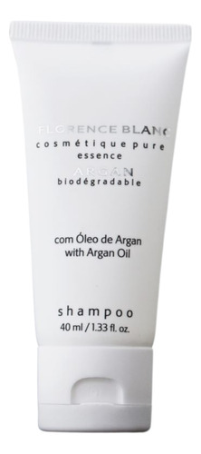 Kit 140un Shampoo Realgems Florence Blanc Argan Bisnaga 40ml