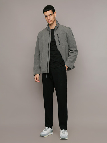 Chaqueta Ck Soft Shell Gris Calvin Klein
