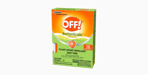 Off! Botanicals 10 Toallas Naturales Repelentes De Mosquito