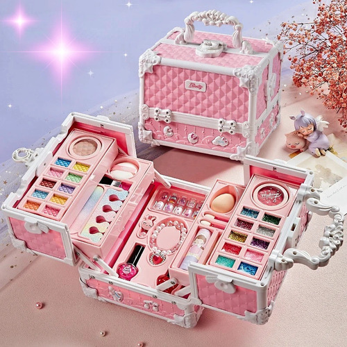 Set Juguetes De Maquillaje Para Niñas Lavable Regalos Niños