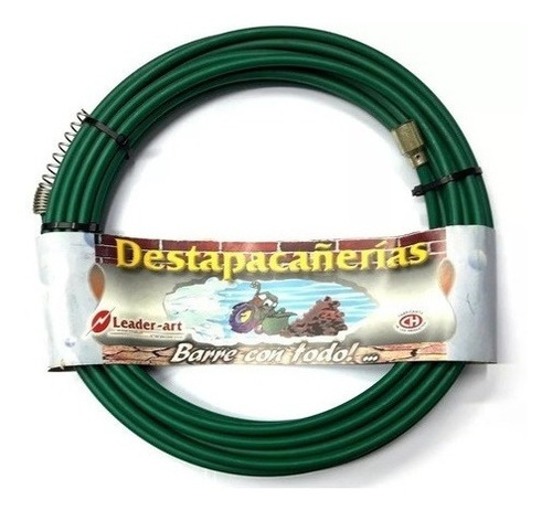 Imagen 1 de 6 de Destapa Cañeria Plastico Rollo 20mts Art 513