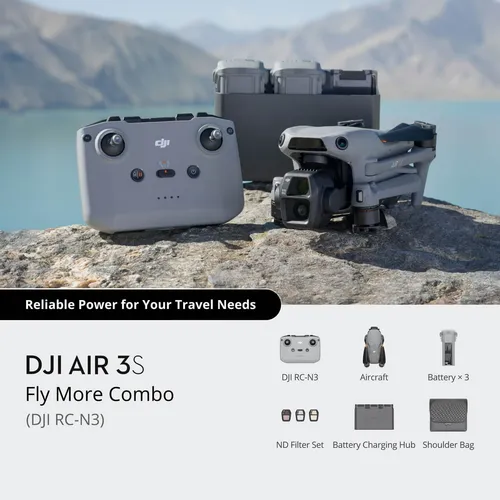 Drone Dji Air 3s Fly More Combo Rc-n3