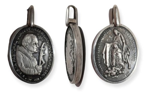 Medalla Conmemorativa Canonización De Juan Diego Plata 999