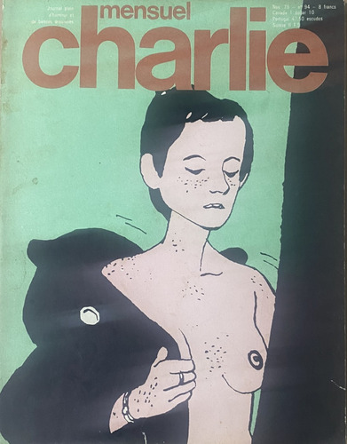 Charlie Nº 94 Revista Comic Francia, Alack Sinner, 1976 K5