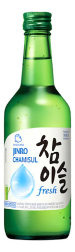 Bebida Fresca 17,2% Chamjisul Jinro 360ml - Origem Corea