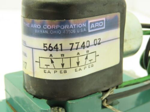 Aro 5641 7740 02 Pneumatic Solenoid Valve 4-way 1/4 Npt Ssc