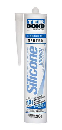 Cola Silicone Vedação Neutro Preto Branco Cinza Incolor 280g