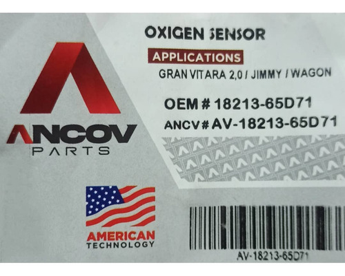 Sensor Oxígeno Chevrolet Grand Vitara 2.0l, Jimmy Y Wagon R