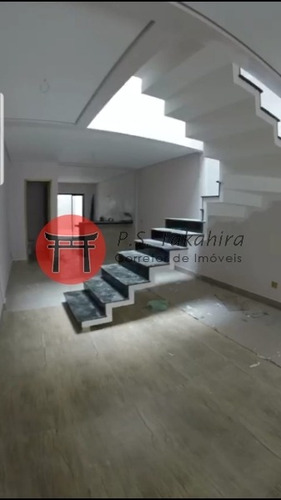 Imagem 7 de 24 de Lindo Sobrado Frontal Novo Alto Padrão Pronto Para Morar À Venda Em Parque São Lucas - 4696