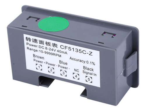 Medidor De Revoluciones Del Motor, Tacómetro Led Verde De 4