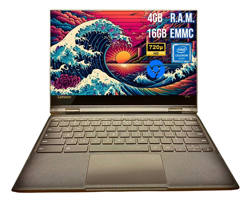 Laptop Chromebook Lenovo 500e Touch Celeron 4gb 32gb Emmc (Reacondicionado)