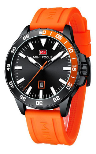 Reloj Para Hombre Mini Focus Mf0020g Mf080113 Naranja