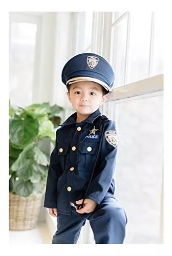 Disfraz Para Niños De Policía Con Accesorios Talla 2t