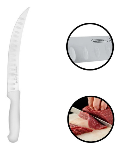 Faca Steak Cut Inox 10 Cozinha Corte Profissional