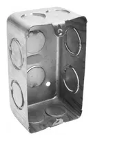 Comprar Caja Embutir Luz Rectangular Chapa Normalizada Pack Por 50