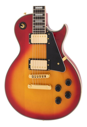 Imagen 2 de 7 de Guitarra Eléctrica Alabama Lp-402 Cherry Sunburst - Plus