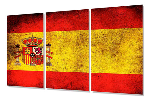 Cuadro Trip 60x90 Bandera España Madre Española La Roja P2