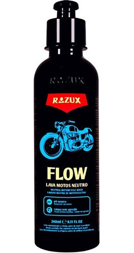 Shampoo Automotivo Lavagem Limpeza De Moto Flow Razux 240ml