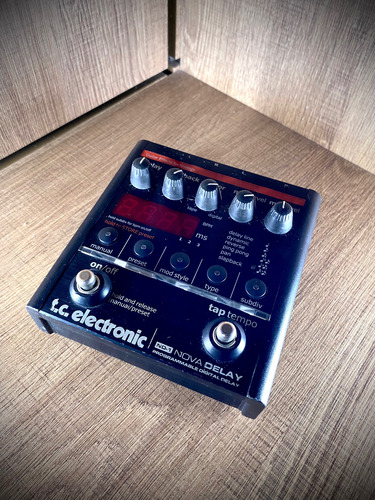 Pedal De Efeitos Tc Electronic Nd-1 Nova Delay (950 Pix) Preto (Usado)