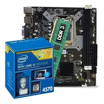 Comprar Kit Upgrade Intel Core I5 4570 + Placa Mãe H81 + 8gb Ddr3